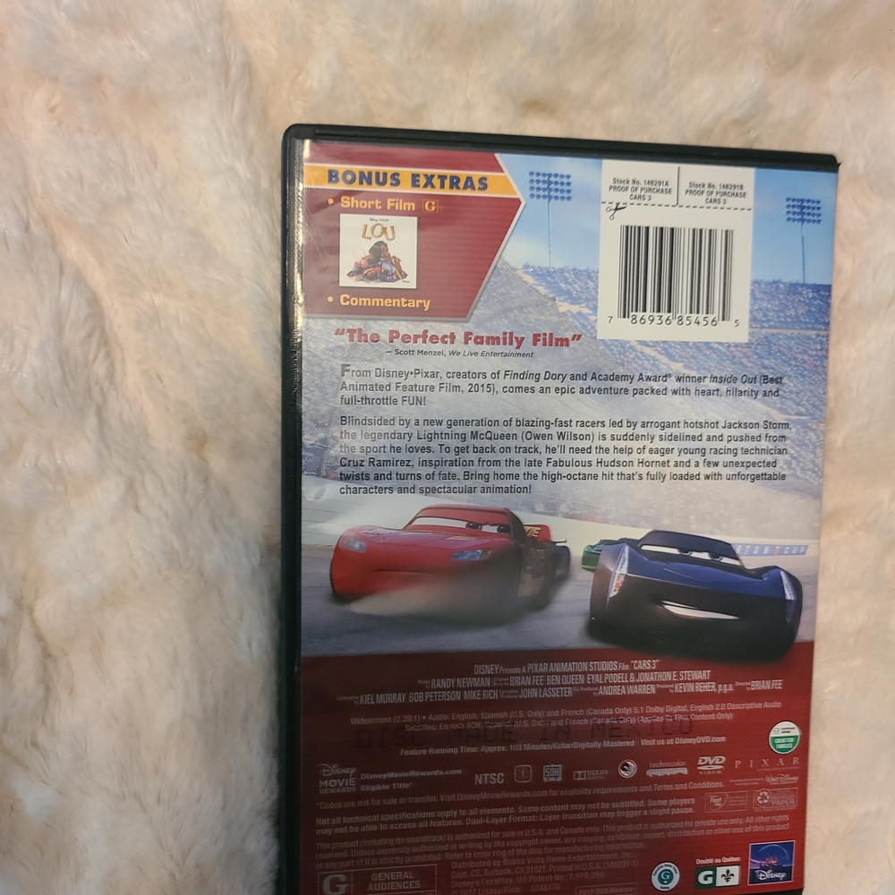 Cars 3 DVD - Picture 2 of 3